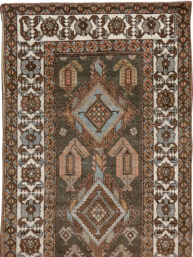 Antique Persian Kurdish Runner, No.22243 - Staging