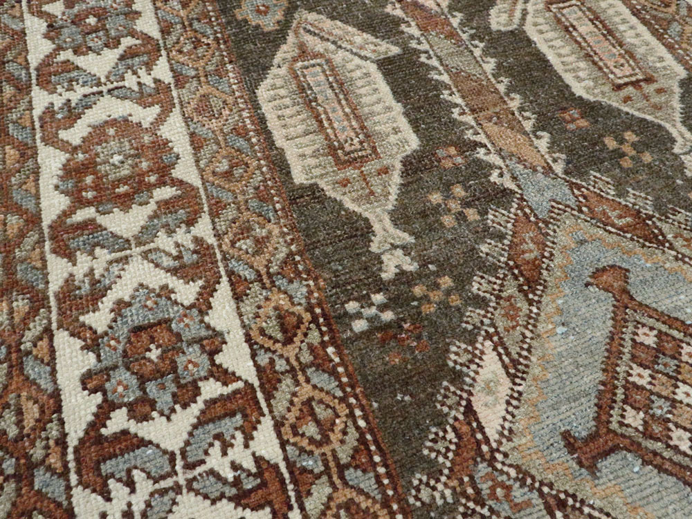 Antique Persian Kurdish Runner, No.22243 - Staging