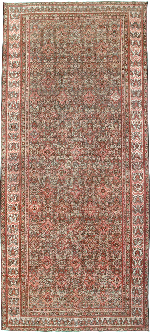 Vintage Persian Malayer Carpet, No.22248 - Staging
