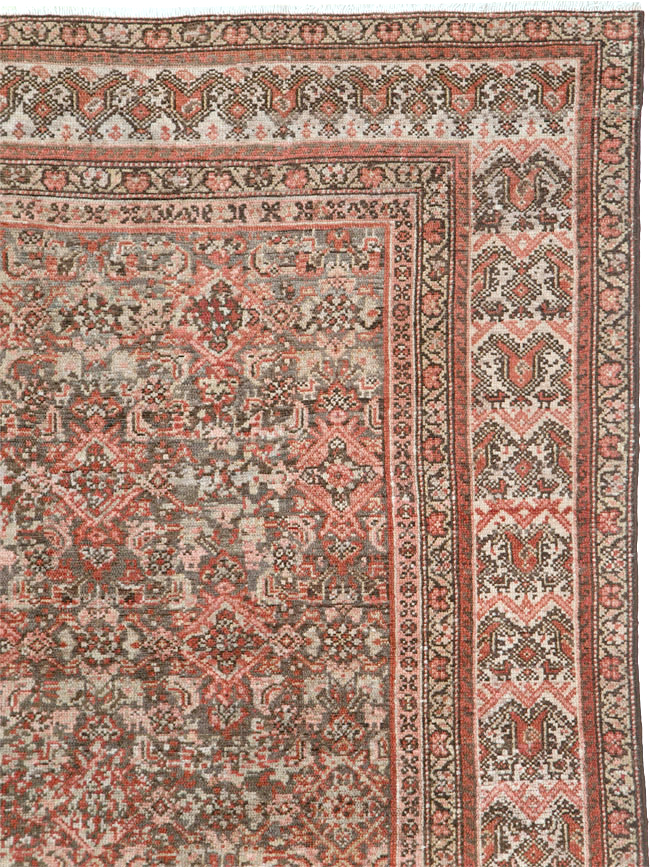 Vintage Persian Malayer Carpet, No.22248 - Staging