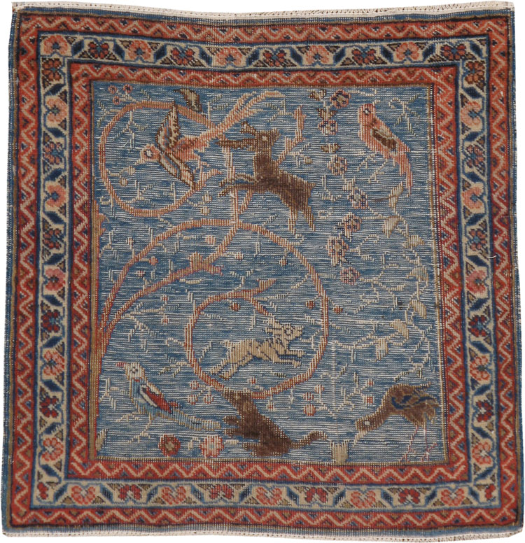 Vintage Persian Souf Tabriz Rug, No.22249 - Staging