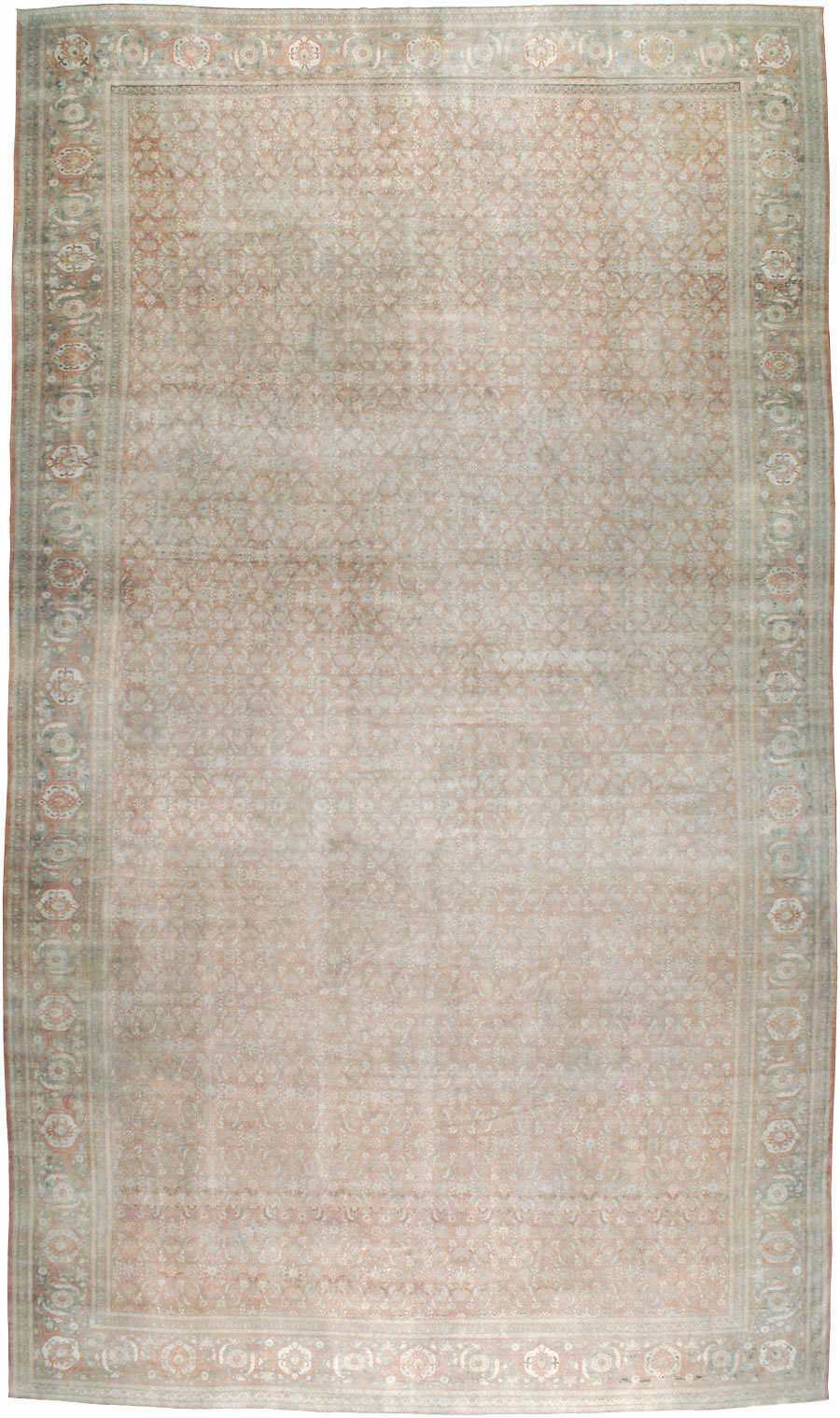 Antique Persian Tabriz Carpet, No.22253 - Staging