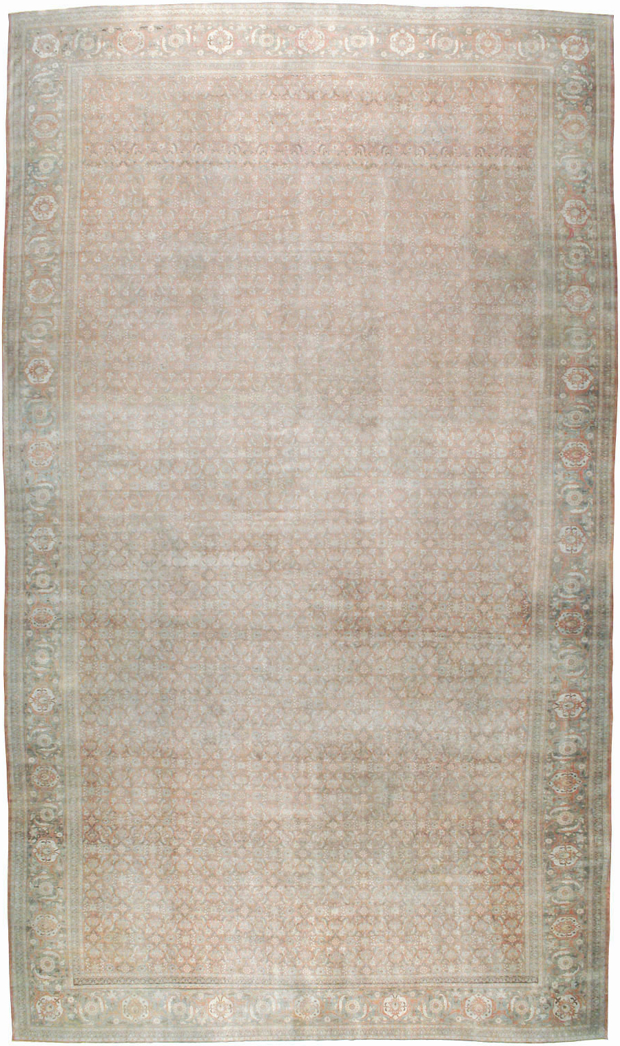 Antique Persian Tabriz Carpet, No.22253 - Staging