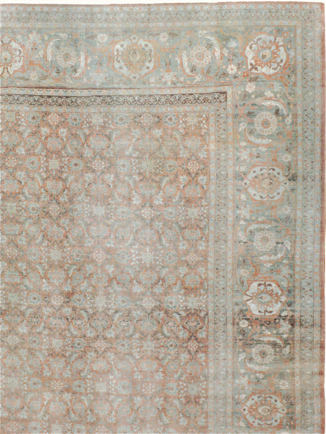Antique Persian Tabriz Carpet, No.22253 - Staging