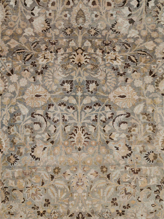 Antique Persian Mashad Large Carpet, No.22261 - Staging