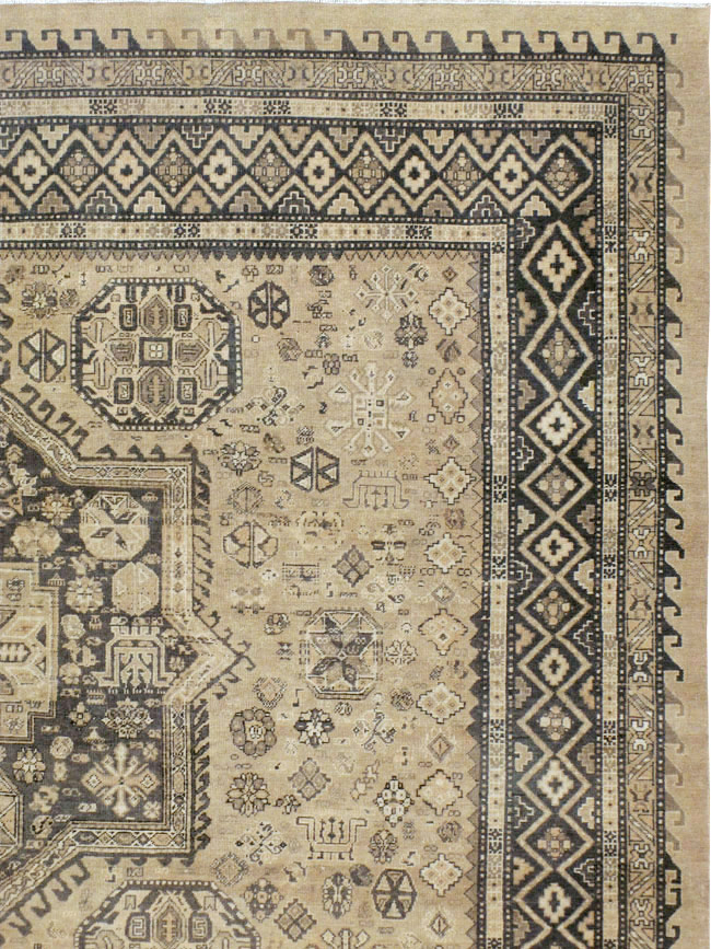 Vintage Persian Tabriz Carpet, No.22264 - Staging