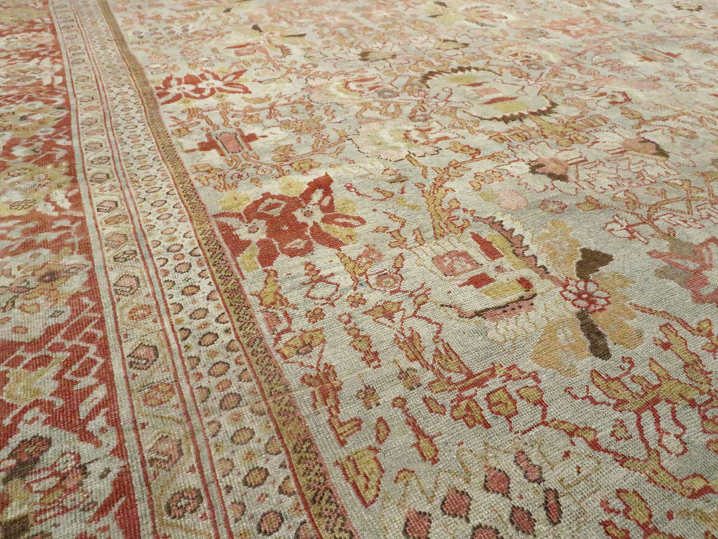 Antique Persian Mahal Carpet, No.22271 - Staging