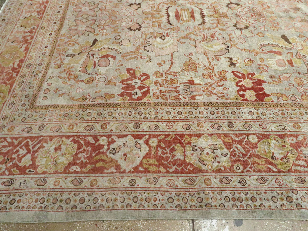 Antique Persian Mahal Carpet, No.22271 - Staging