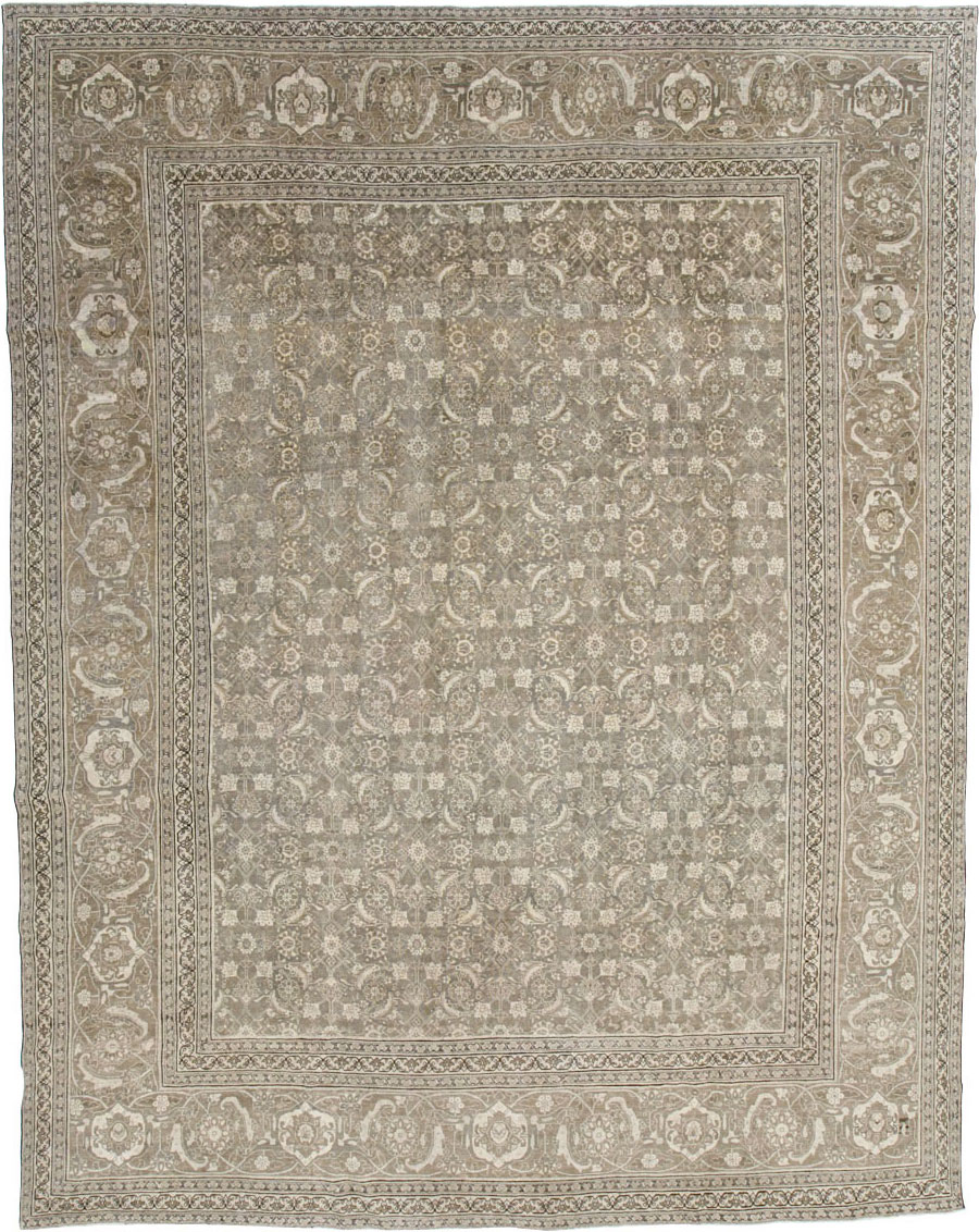 Antique Persian Tabriz Carpet, No.22274 - Staging