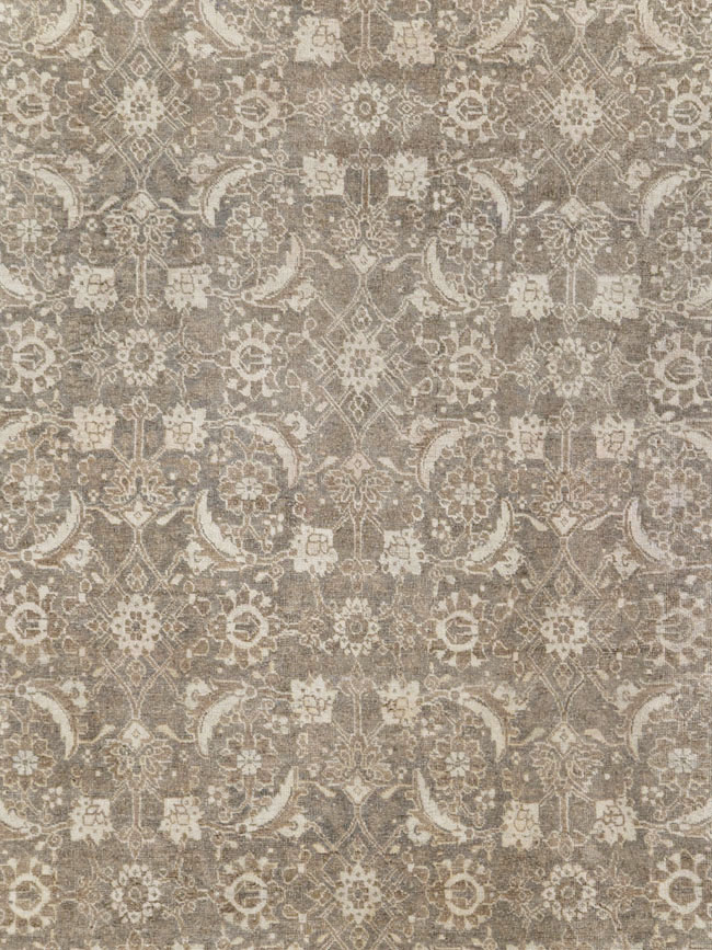 Antique Persian Tabriz Carpet, No.22274 - Staging