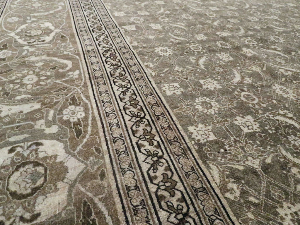 Antique Persian Tabriz Carpet, No.22274 - Staging