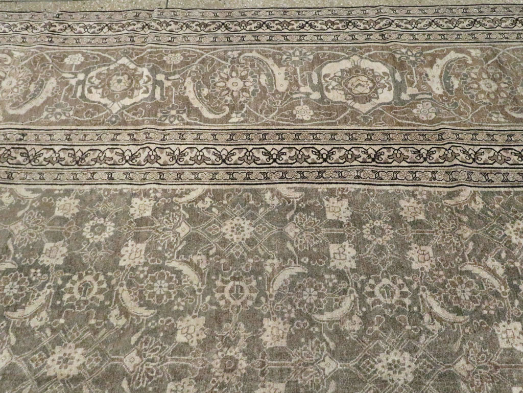 Antique Persian Tabriz Carpet, No.22274 - Staging