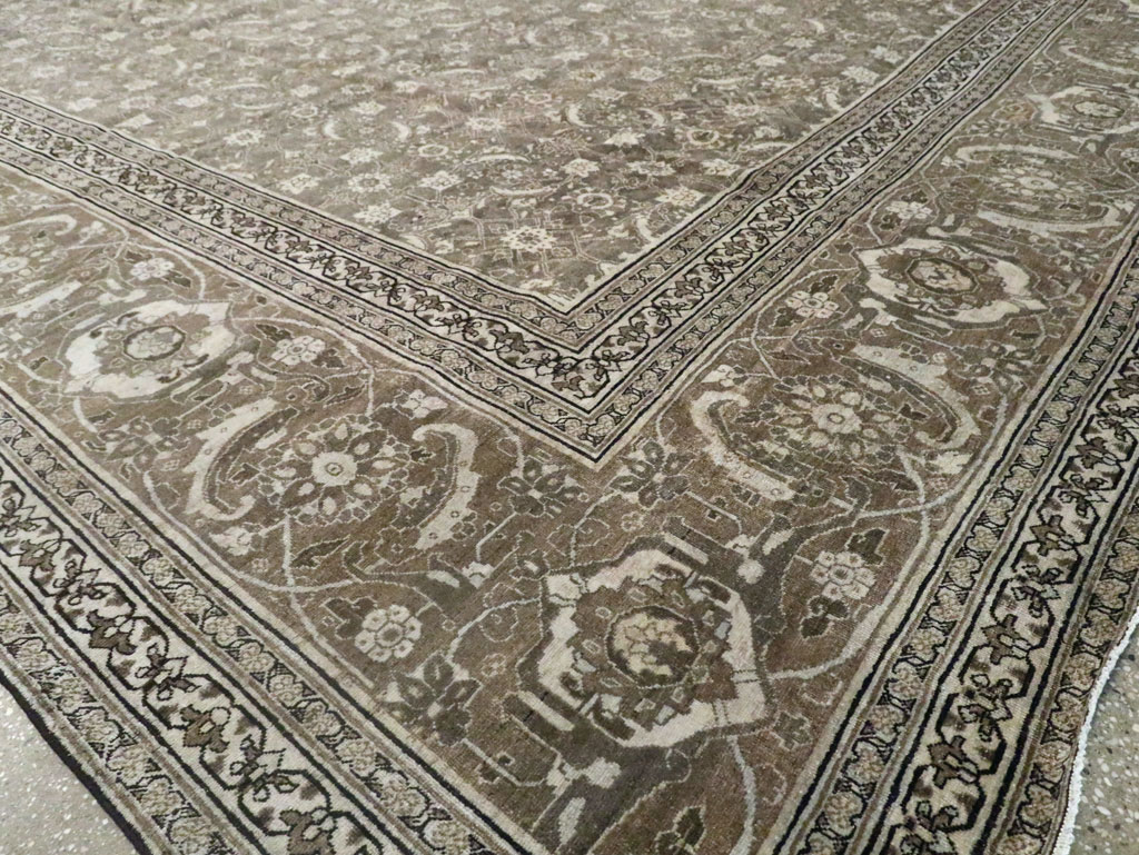 Antique Persian Tabriz Carpet, No.22274 - Staging