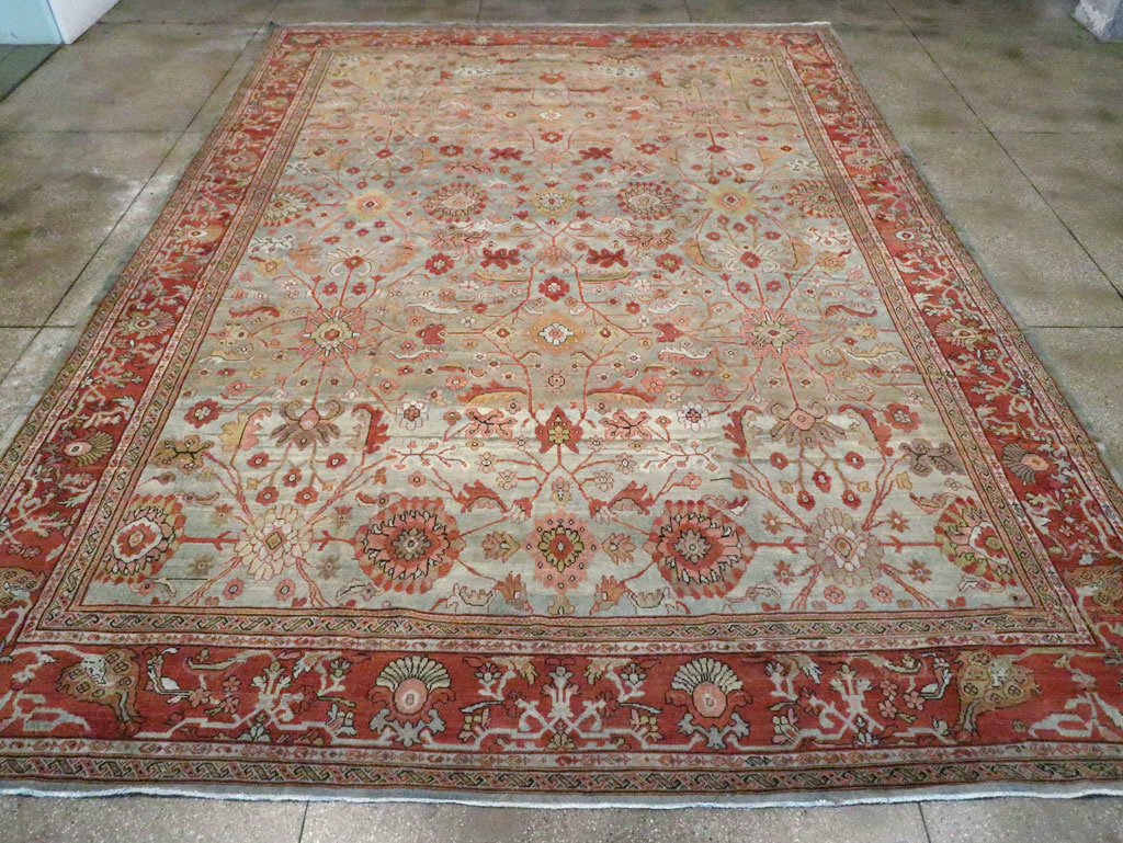Antique Persian Mahal Carpet, No.22279 - Staging