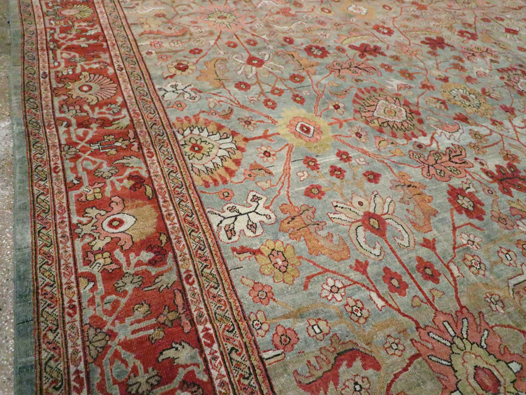 Antique Persian Mahal Carpet, No.22279 - Staging