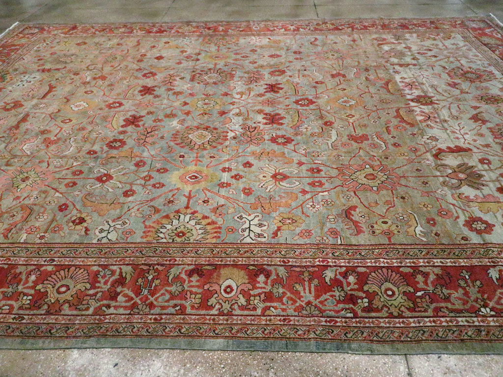 Antique Persian Mahal Carpet, No.22279 - Staging