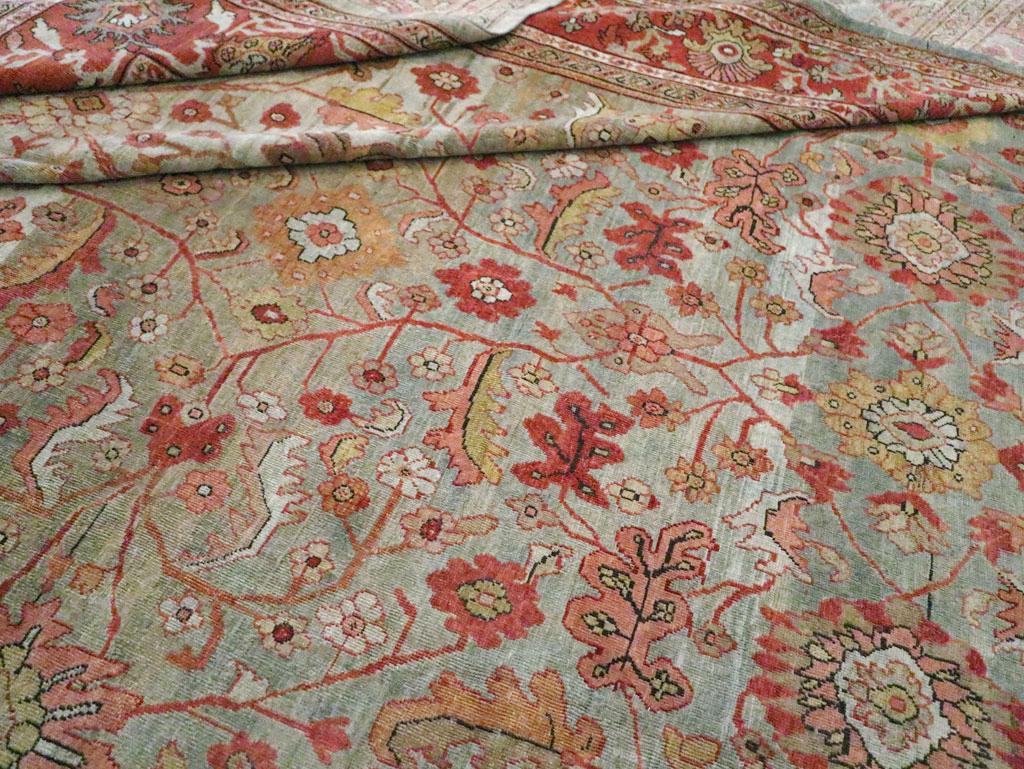 Antique Persian Mahal Carpet, No.22279 - Staging