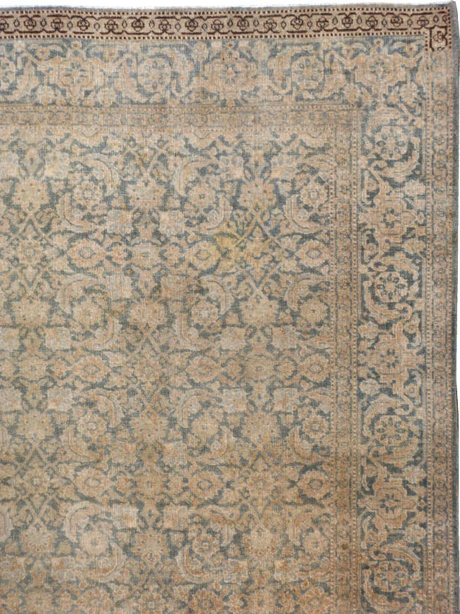 Antique Persian Tabriz Carpet, No.22281 - Staging