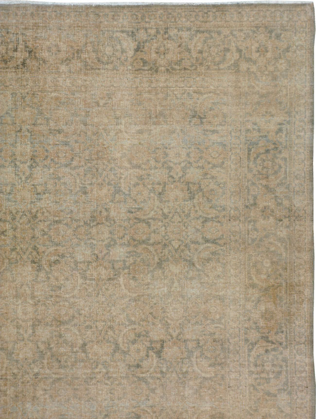 Antique Persian Tabriz Carpet, No.22281 - Staging