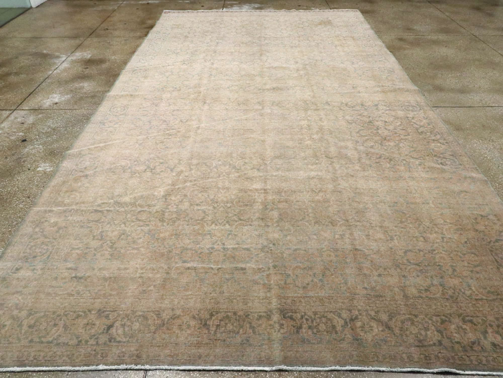 Antique Persian Tabriz Carpet, No.22281 - Staging