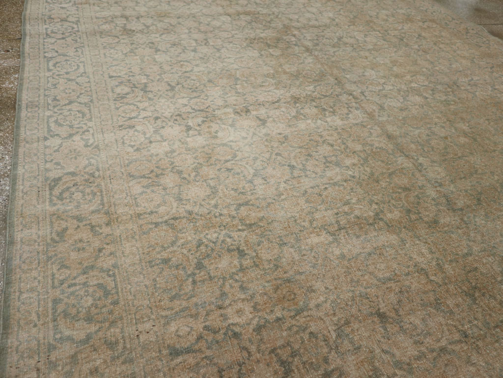 Antique Persian Tabriz Carpet, No.22281 - Staging