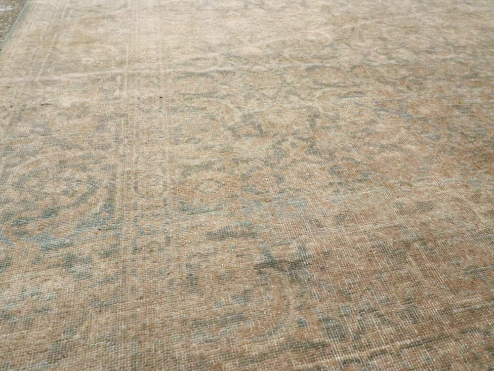 Antique Persian Tabriz Carpet, No.22281 - Staging
