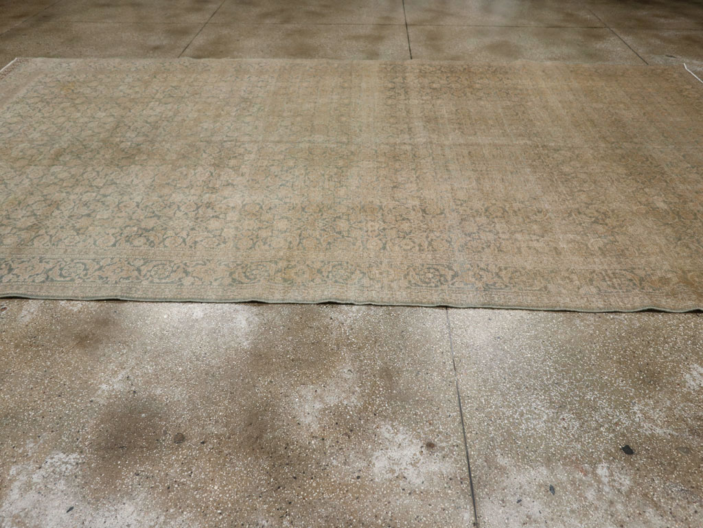 Antique Persian Tabriz Carpet, No.22281 - Staging