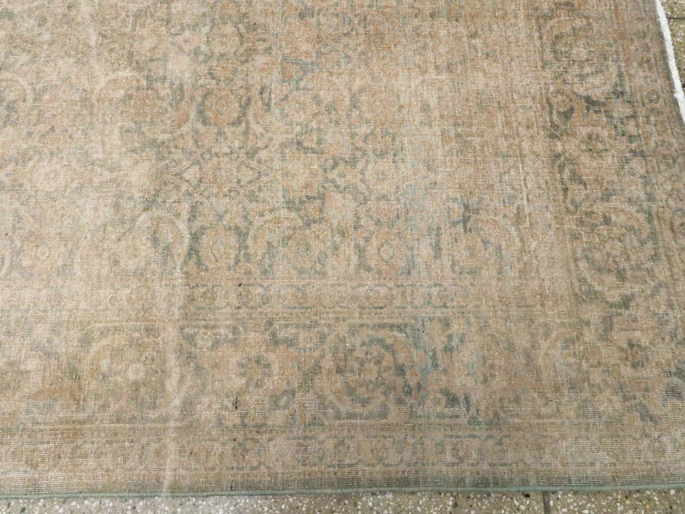 Antique Persian Tabriz Carpet, No.22281 - Staging