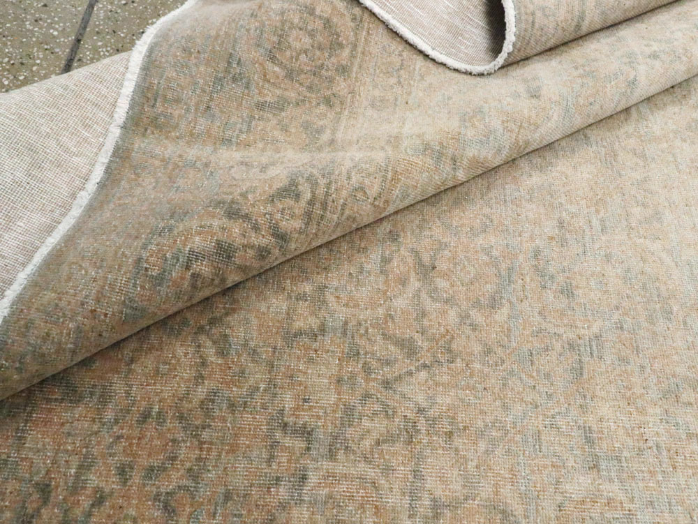 Antique Persian Tabriz Carpet, No.22281 - Staging