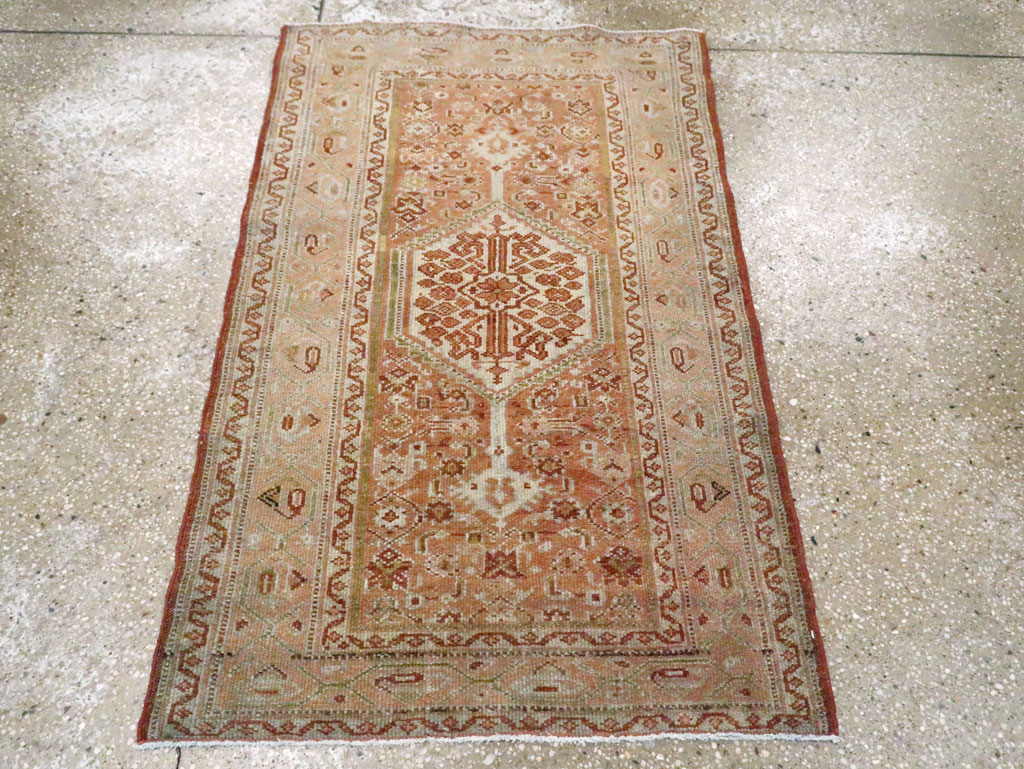Vintage Persian Malayer Rug, No.22285 - Staging