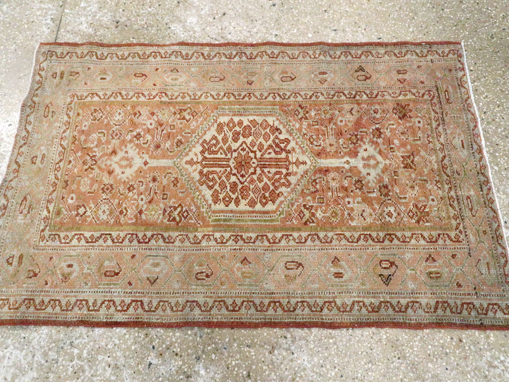 Vintage Persian Malayer Rug, No.22285 - Staging