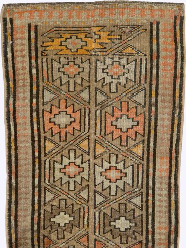Vintage Persian Kurdish Runner, No.22287 - Staging