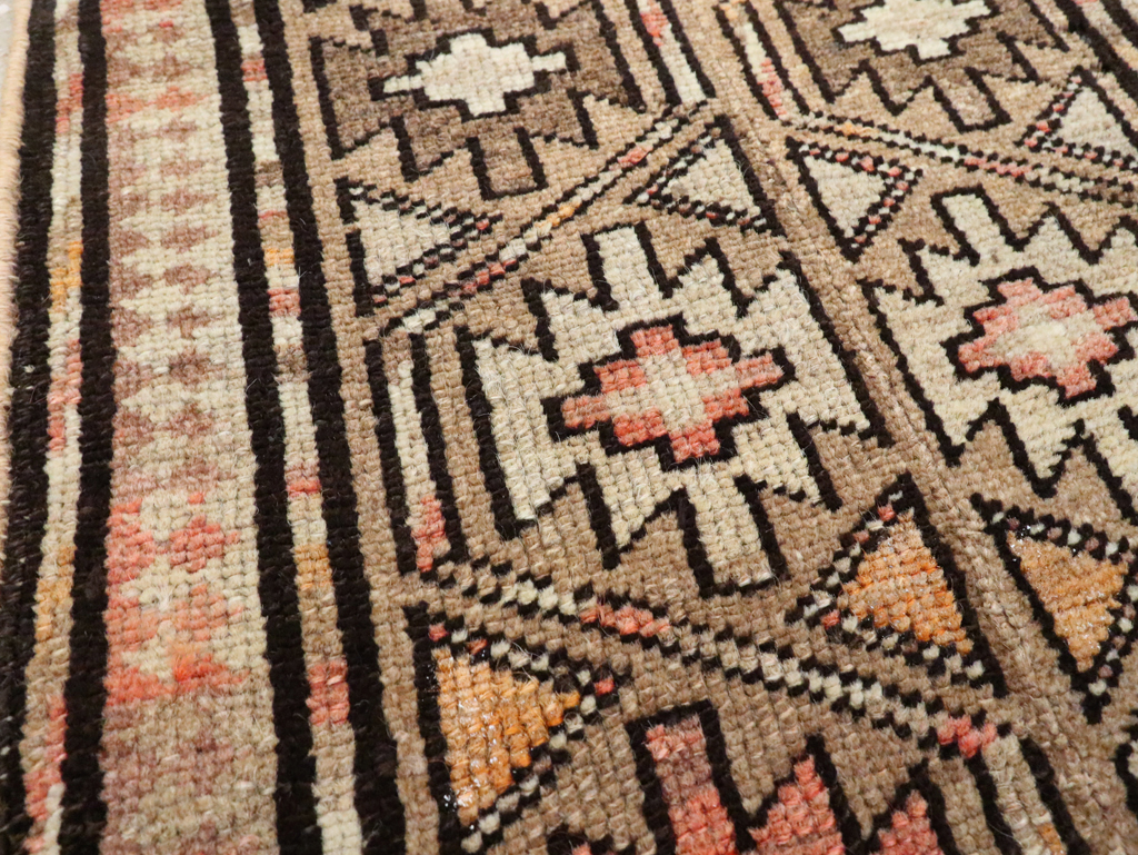 Vintage Persian Kurdish Runner, No.22287 - Staging