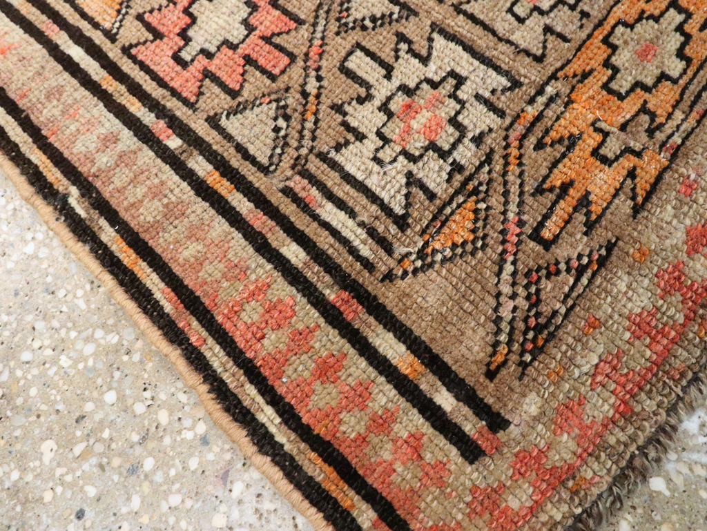 Vintage Persian Kurdish Runner, No.22287 - Staging