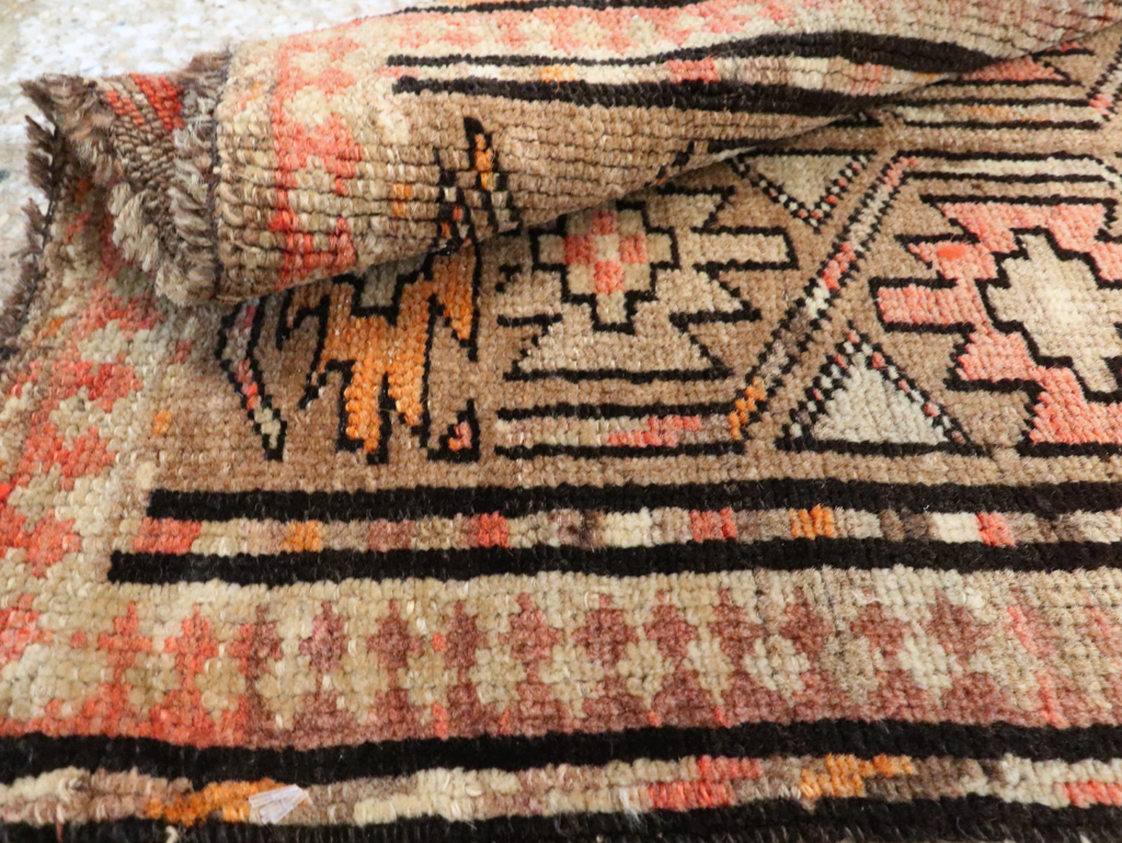 Vintage Persian Kurdish Runner, No.22287 - Staging