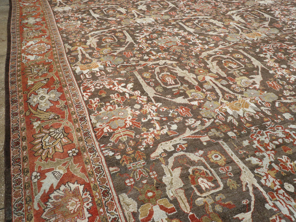 Antique Persian Mahal Carpet, No.22288 - Staging