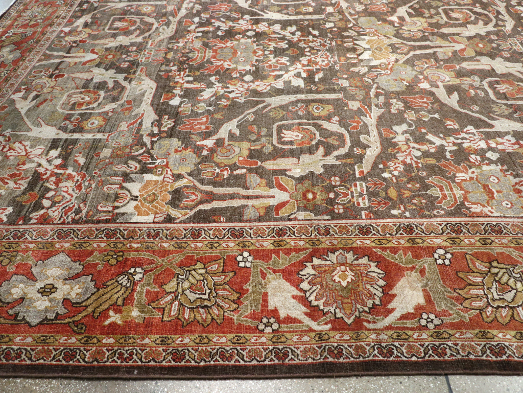 Antique Persian Mahal Carpet, No.22288 - Staging