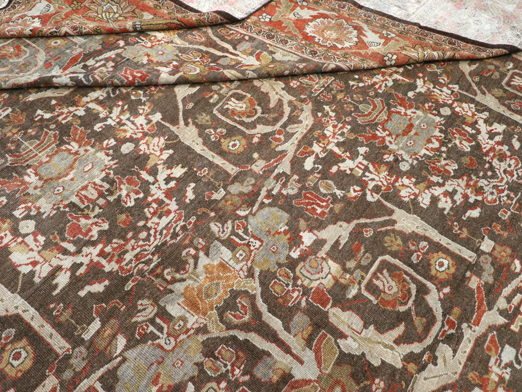 Antique Persian Mahal Carpet, No.22288 - Staging