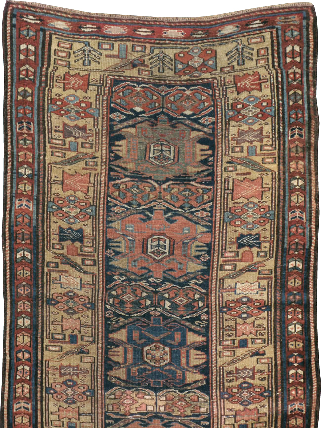 Antique Persian Kurdish Runner, No.22295 - Staging