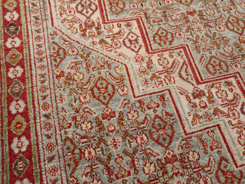Antique Persian Senneh Rug, No.22301 - Staging