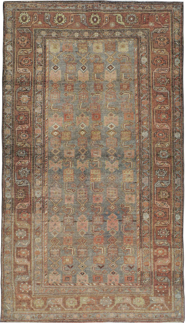 Antique Persian Bidjar Rug, No.22308 - Staging