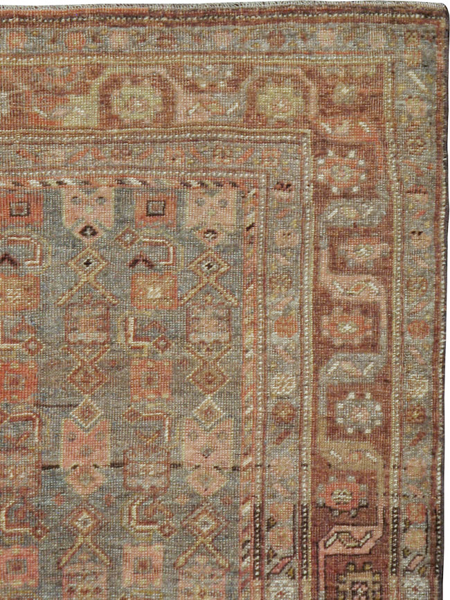 Antique Persian Bidjar Rug, No.22308 - Staging
