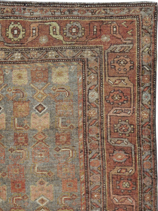 Antique Persian Bidjar Rug, No.22308 - Staging