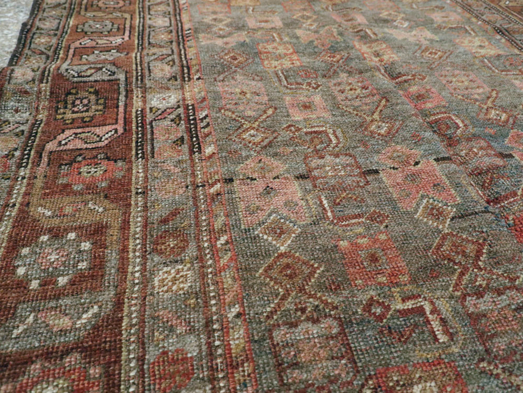 Antique Persian Bidjar Rug, No.22308 - Staging