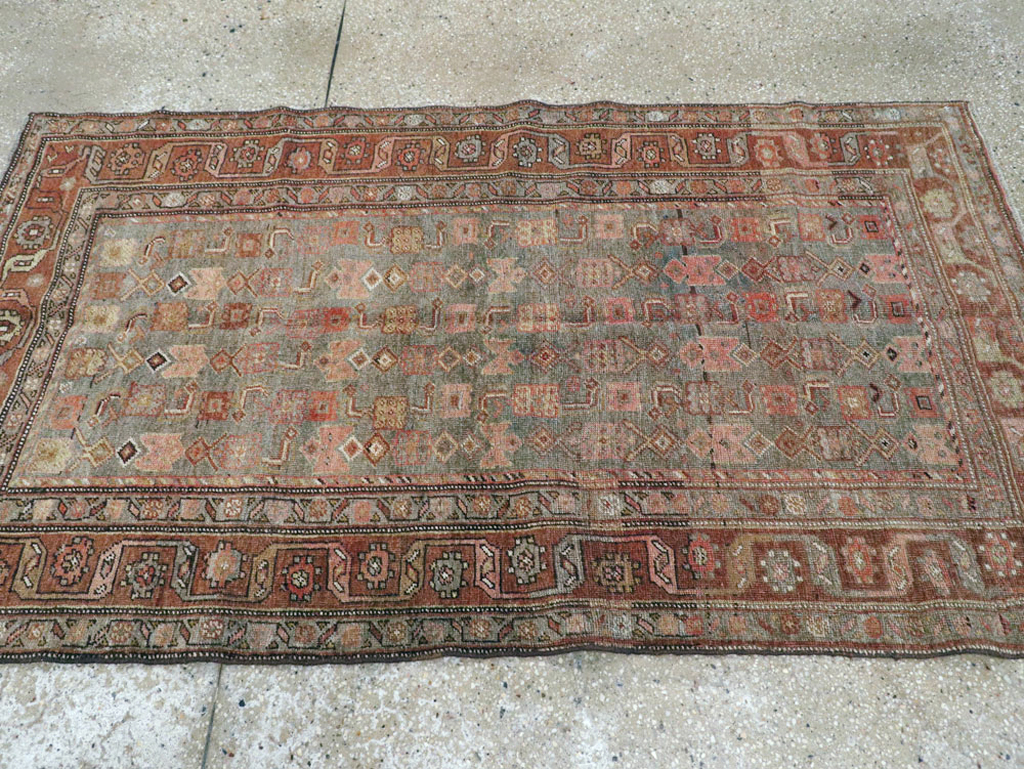 Antique Persian Bidjar Rug, No.22308 - Staging