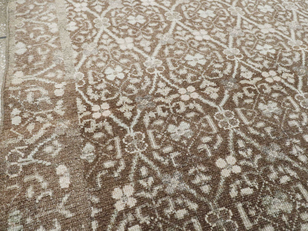 Vintage Persian Malayer Rug, No.22312 - Staging