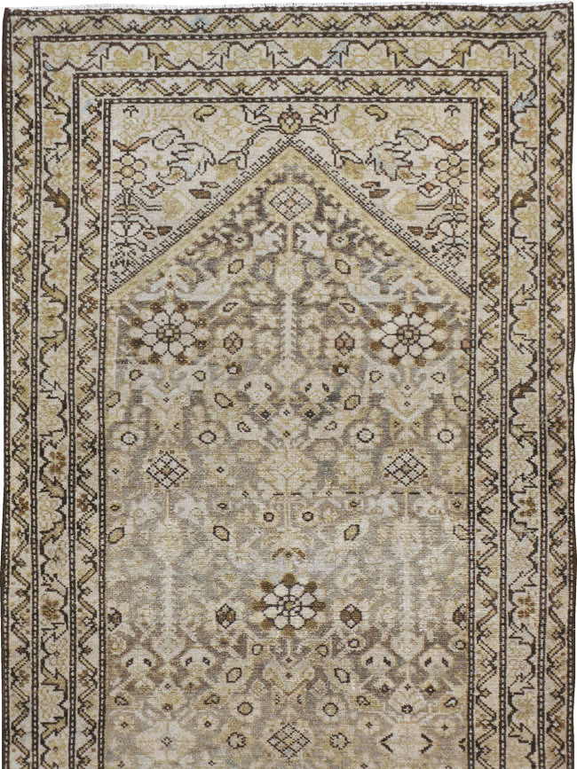 Vintage Persian Malayer Runner, No.22318 - Staging