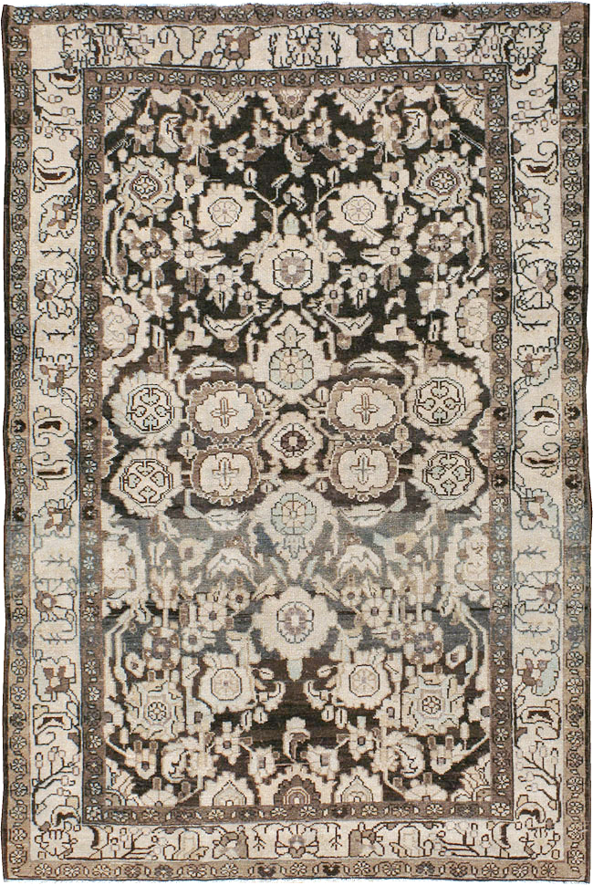 Vintage Persian Malayer Rug, No.22320 - Staging