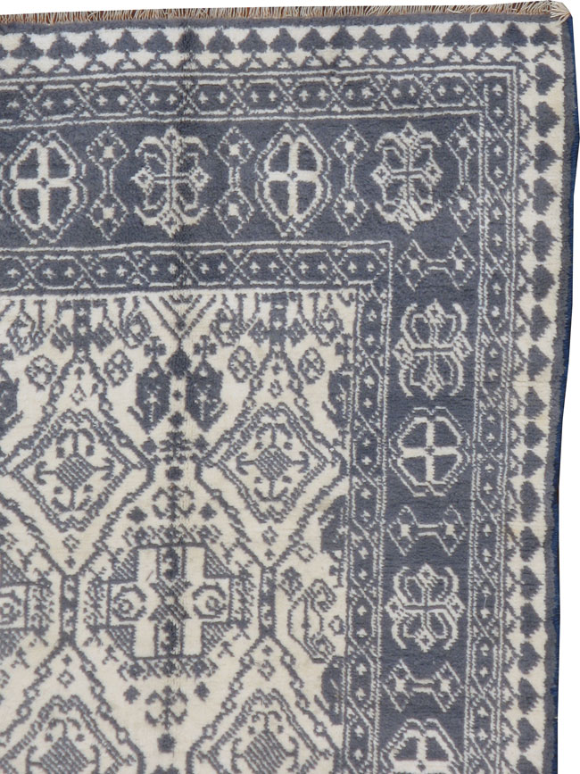 Vintage Indian Cotton Agra Rug, No.22334 - Staging