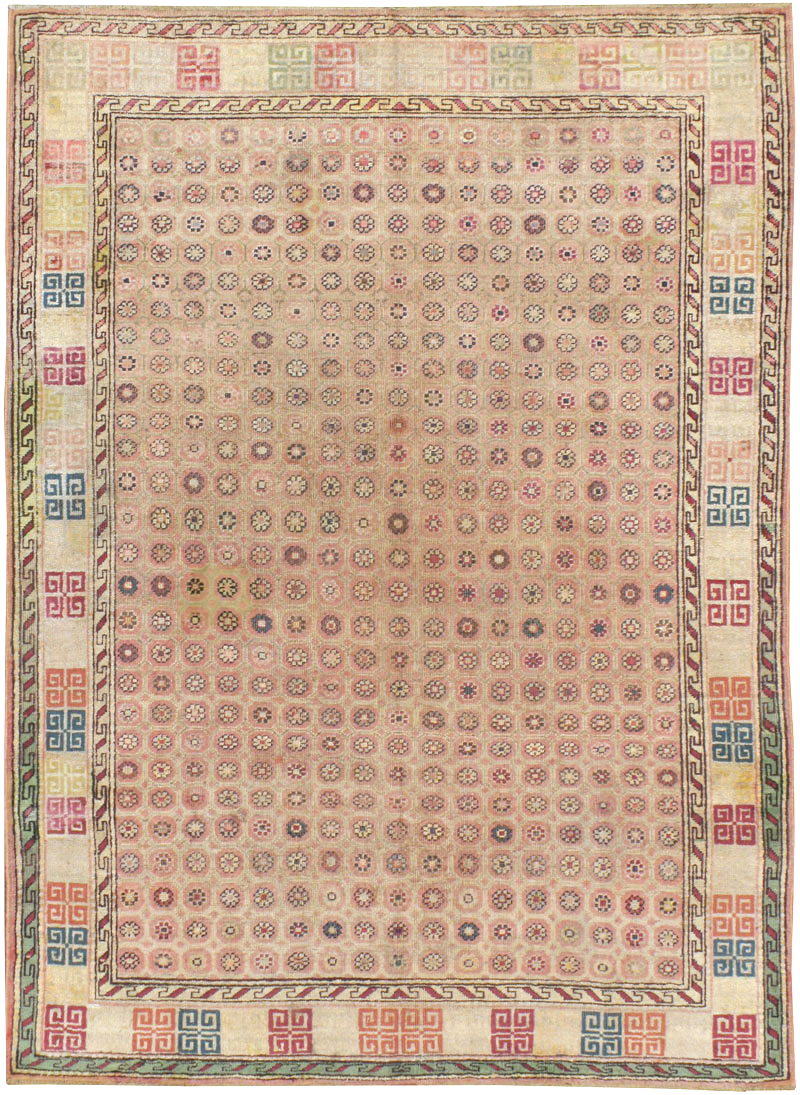 Antique Indian Agra Rug, No.22335 - Staging